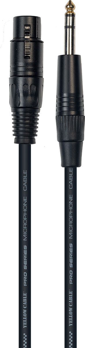 Yellow Cable Cordon C.micro Jack Sym XLR Fem. 5 M
