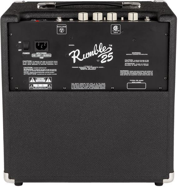 Rumble 25 (V3) Black/Silver