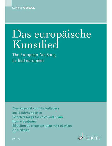 Le Lied Européen - Voice et Piano
