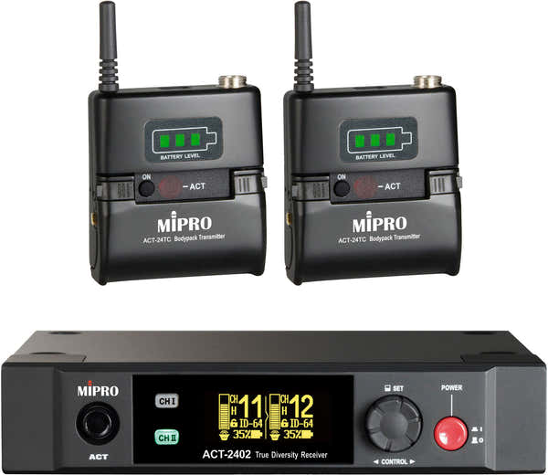 Mipro ACT 2402 + 2 x ACT 24TC