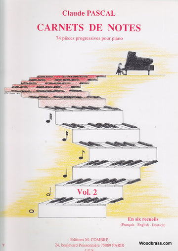 Pascal Claude - Carnets De Notes Vol.2 - Piano