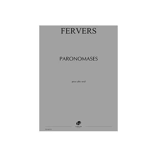 FERVERS ANDREAS - PARONOMASES - ALTO SOLO