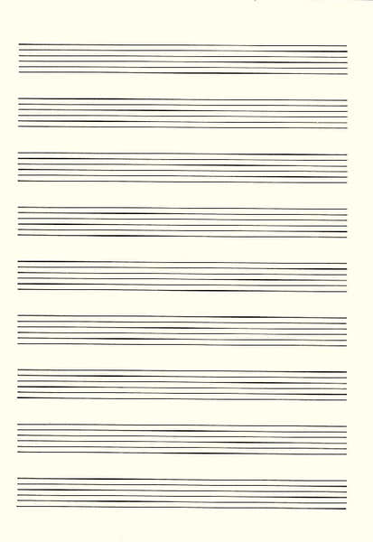 Star Notenschreibpapiere Bloc Notes 9 Portées