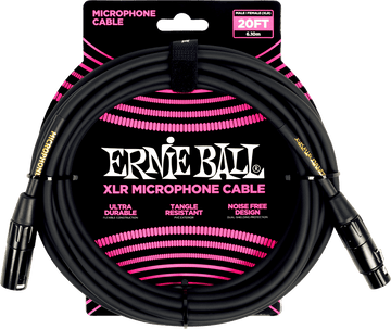 Cavi Microfono Classico XLR Maschio/XLR Femmina 6M Nero