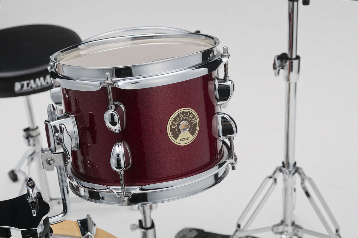 CLUB-JAM FLYER COMPLETE KIT WITH 14" BASS DRUM CANDY APPLE MIST