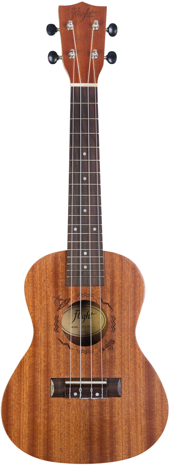 Flight NUC310 Concert Ukulele - Sapele (With Bag)