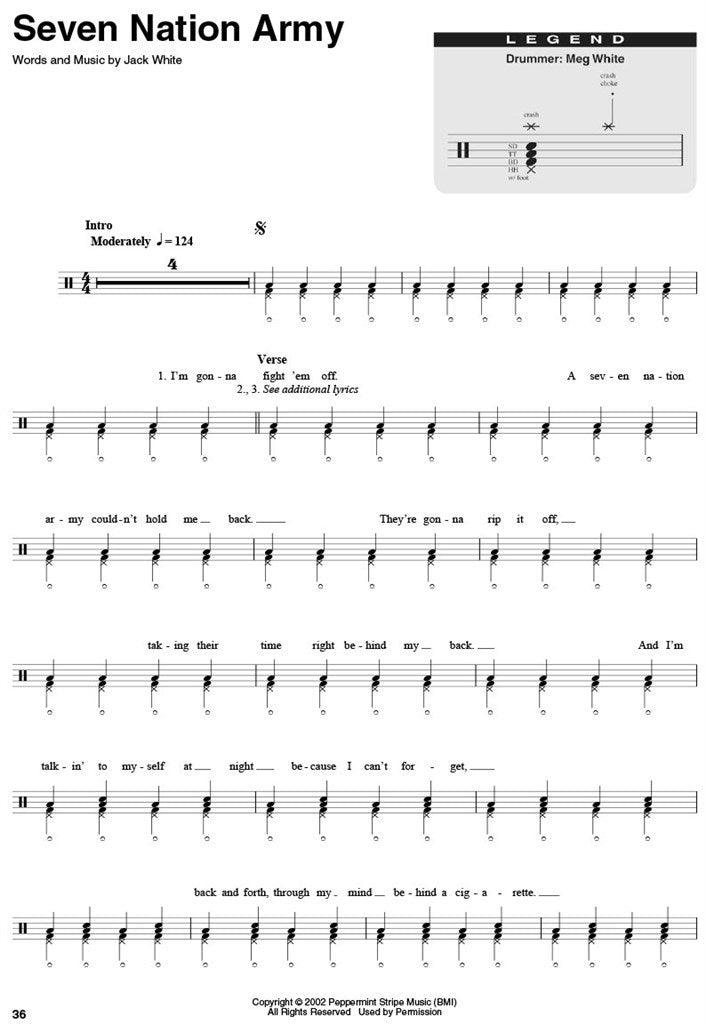 Drum Play Along Vol.42 Easy Rock Songs