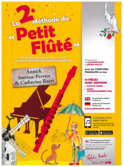 Robert Martin La 2ème Méthode Du Petit Flûté (Instru seul) - Sarrien-Perrier