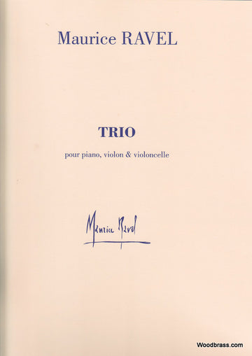 Ravel M. - Trio - Violon Violoncelle et Piano