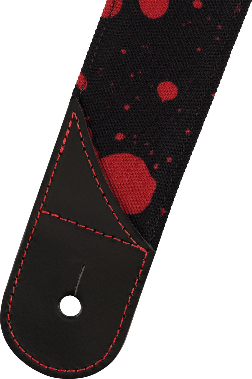 Tracolla Antischizzo Nera e Rossa 2" ,33 M)