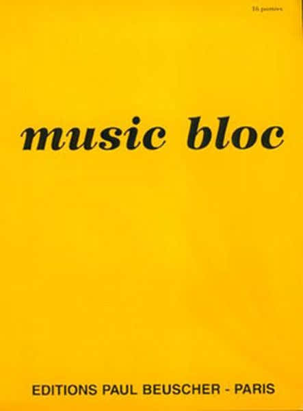 Paul Beuscher Publications Bloc Notes 16 Portées