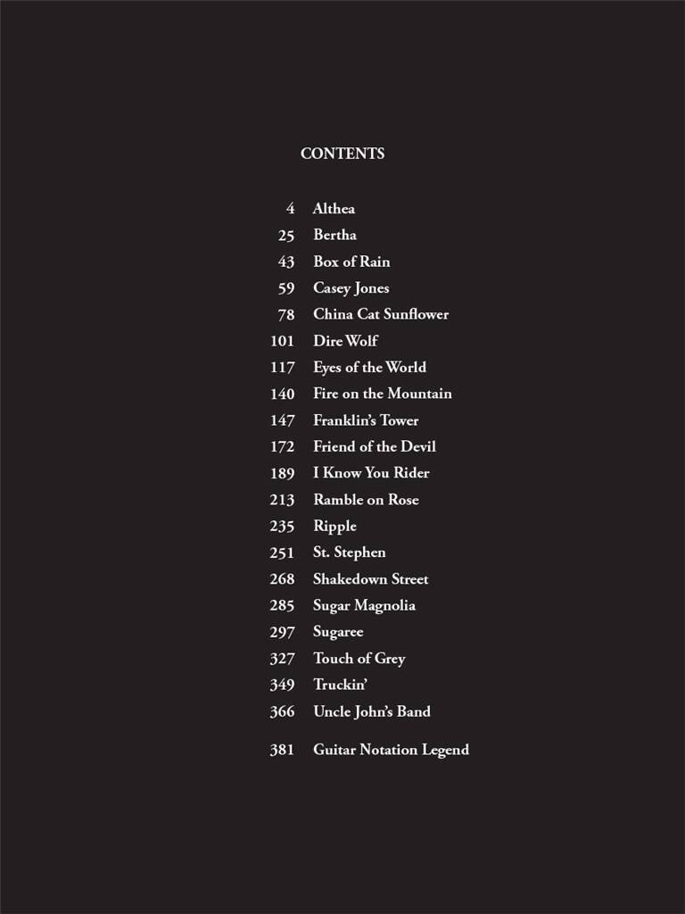 Grateful Dead Guitar Anthology