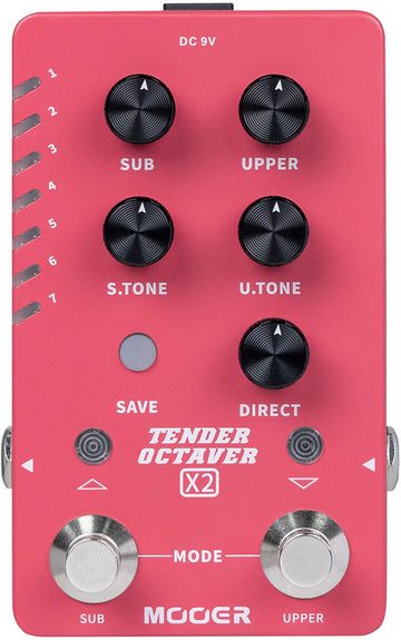 FOOTSWITCH MOOER TENDER OCTAVER X2