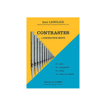 Langlais - Contrastes (4 Pièces) - Orgue