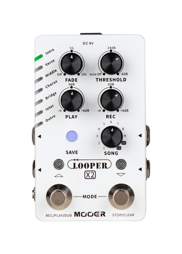 Looper stereo X2 Bianco