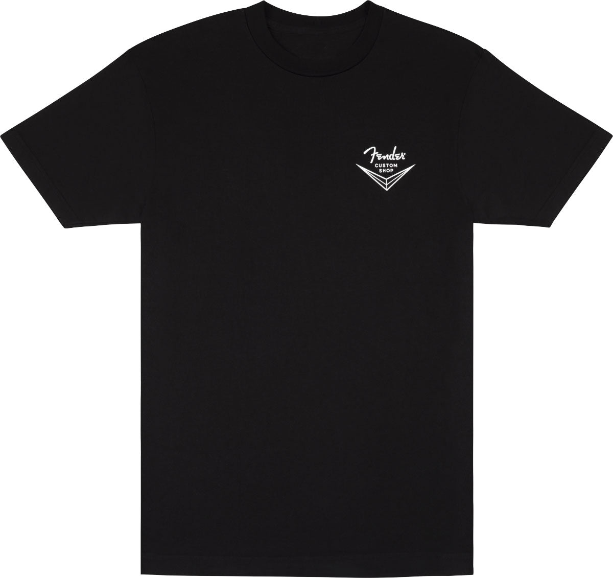 "S" T-Shirt Logo Fender Custom Shop Noir