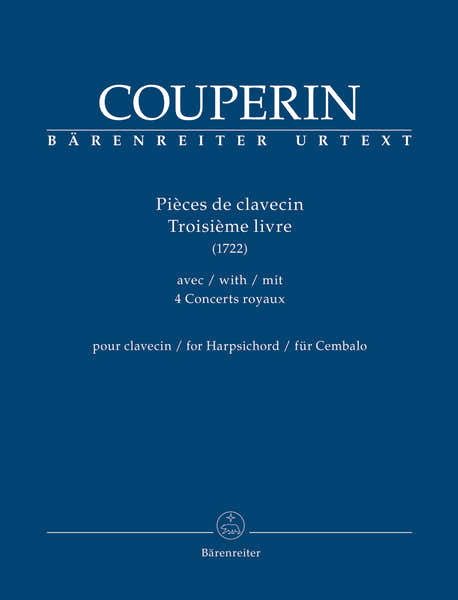 Couperin Francois - Pieces De Clavecin Troisieme Livre