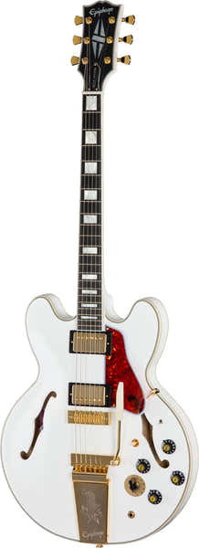 Epiphone ES-355 1976 Signature Alex Lifeson Neuauflage Alpinweiß IBGCS