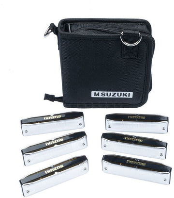 Bluemaster 6 Harmonicas - 10 Trous