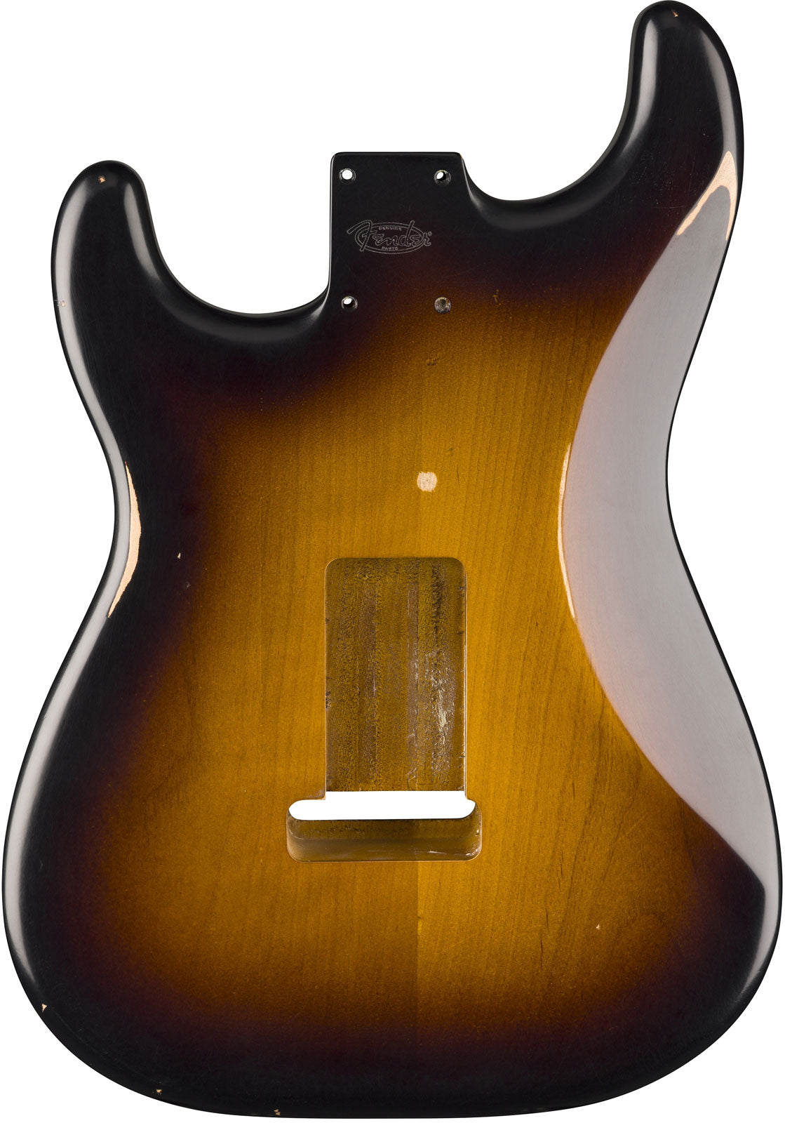 ROAD WORN 50'S STRATOCASTER SSS ALDER BODY 2-TONE SUNBURST