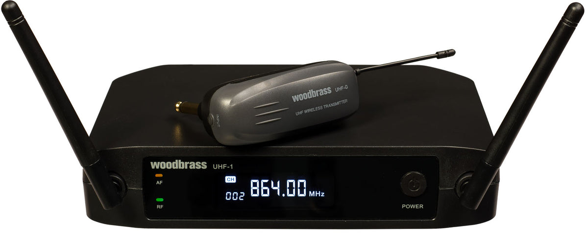Woodbrass UHF-1G-F2 (F2 : 863.5 MHZ) Système Sans Fil Guitare