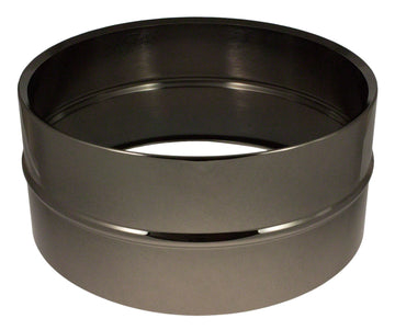 14X6.5 Fusto In Ottone Nichelato Nero (ottone)