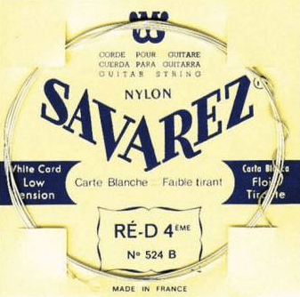 524B RE-4 Carte Blanche Tirant Faible (Unité)