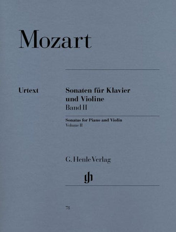 Moz W.A. - Sonatas For Piano And Violin Volume Ii