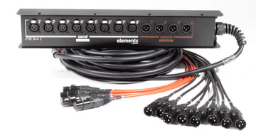 Boitier de Scène 8 Entres 4 Sorties XLR 15 M