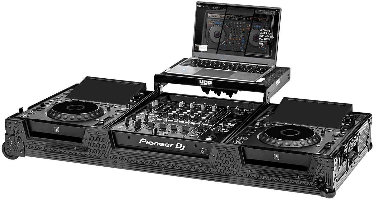 U 91111 BL - Flight Case Pour Pioneer DJ DJM-A9 & AlphaTheta CDJ-3000X