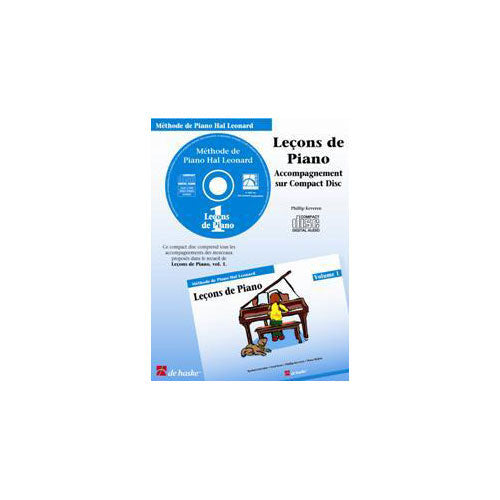 Hal Leonard Methode - Leçons De Piano Vol. 1 Cd Seul