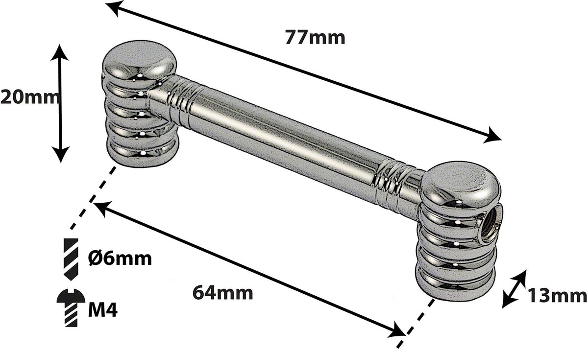 TL5D64 - Coquille Tube - 64mm - Double Tirant (X1)