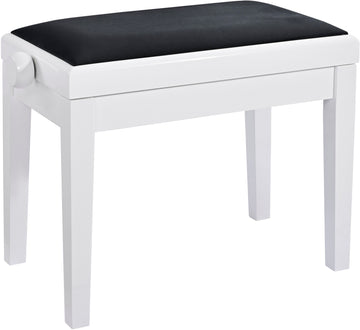 Panca per tastiera 13927 Bianco lucido