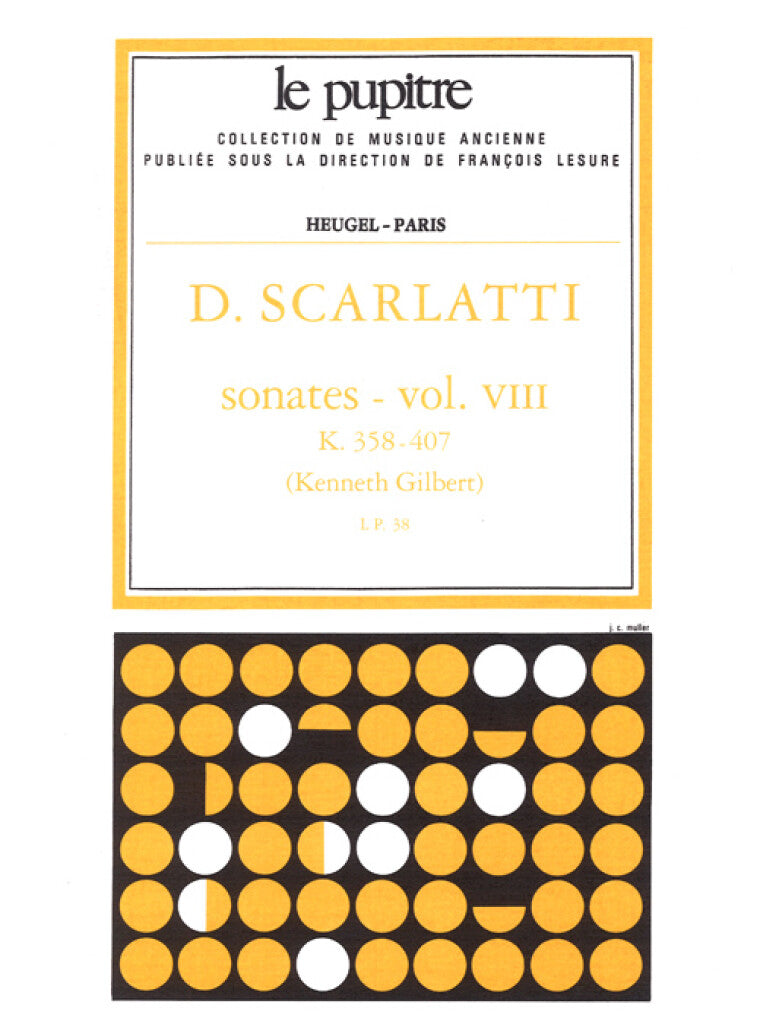 Heugel Scarlatti D. - Sonates Vol.viii (K.358 - K.407)