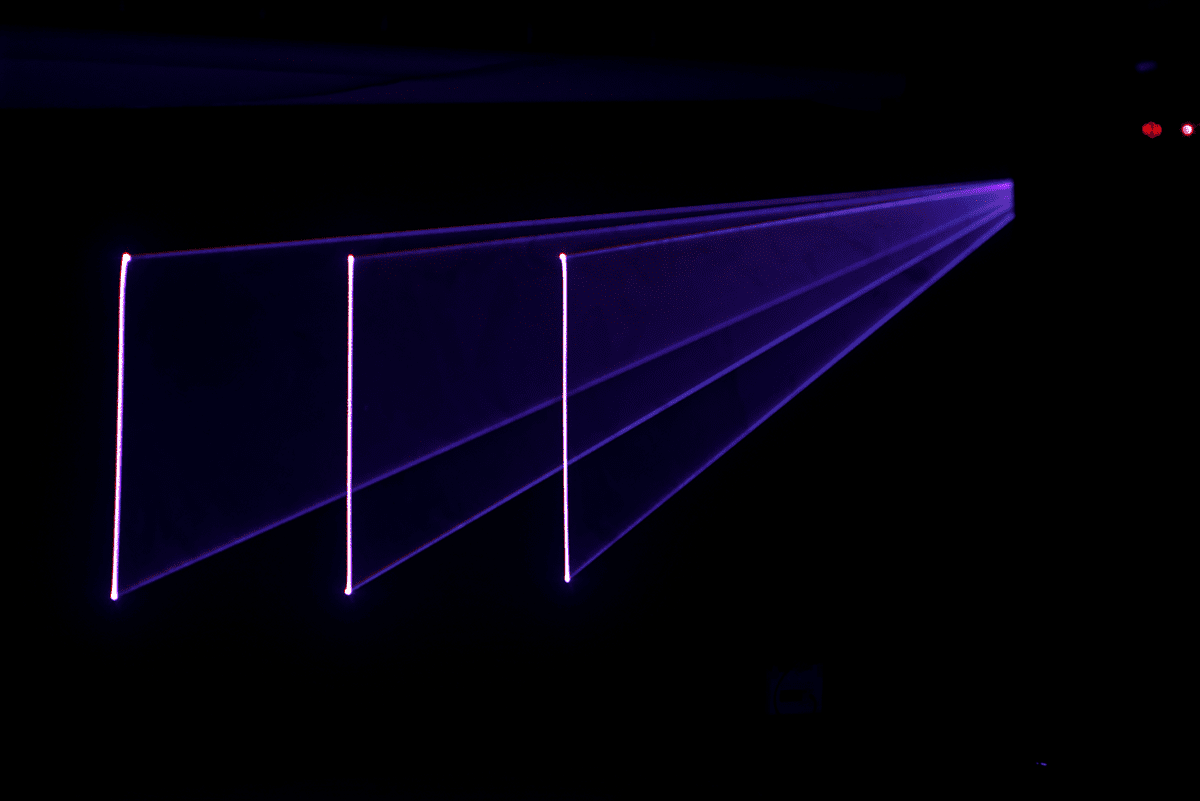 SPECTRUM 1500 RGB - LASER POLICROMO VERDE ROSSO BLU