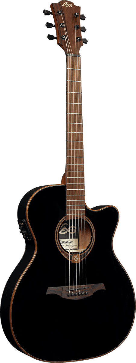 Tramontane T118ASCE Auditorium Slim Cutaway Elektro Schwarz