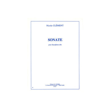 Clementn - Sonate - Saxophone Alto