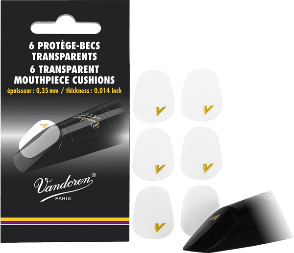 Vandoren Pastilles Protège-bec Transparentes (X6)