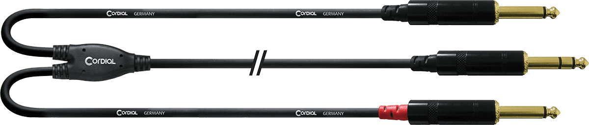 Cavo Y Sdoppiatore Jack Stereo/2 Jack Mono 1,5 M