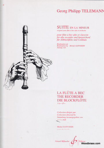 Telemann G.P. - Suite En La Mineur - Flute A Bec Piano