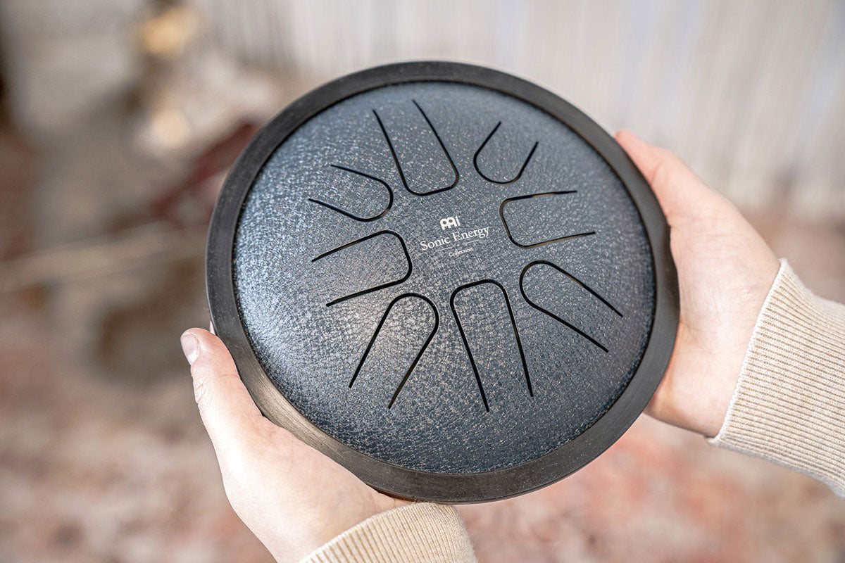 MEINL SONIC ENERGY SMALL STEEL TONGUE DRUM G MINOR NAVY BLUE