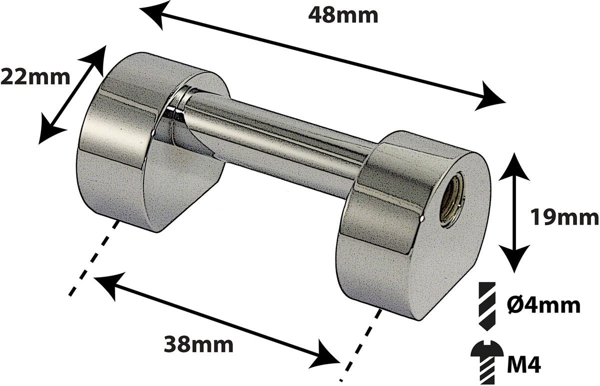 TL3S38 - Coquille Tube - 38mm - Mono Tirant (X1)