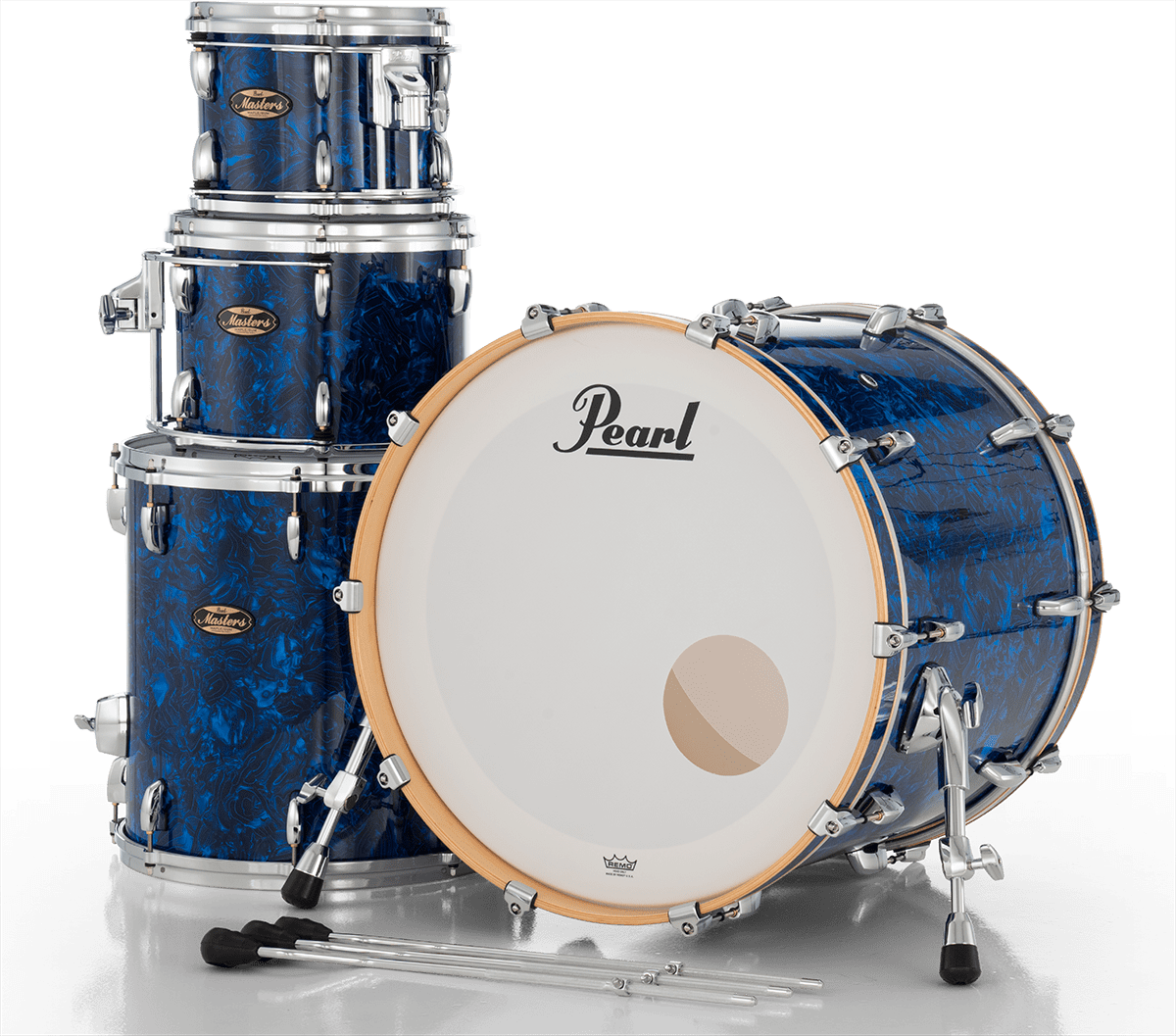 Masters Maple Gum Stage 22 GYROLOCK-l Blaues Abalone