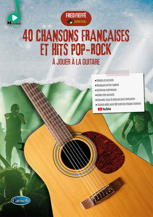 40 Französische Chansons und Pop-Rock-Hits Gitarre