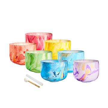 SET SINGING BOWL SONIC ENERGY CRYSTAL