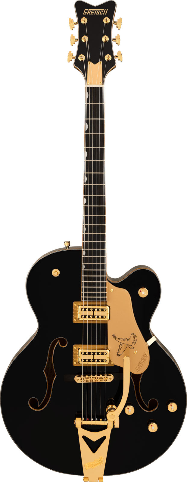 Synchromatic Falcon Hollowbody Single-Cut mit Bigsby EBO Schwarz