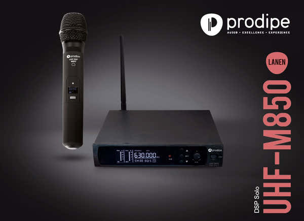 Prodipe UHF M850 DSP Solo Lanen