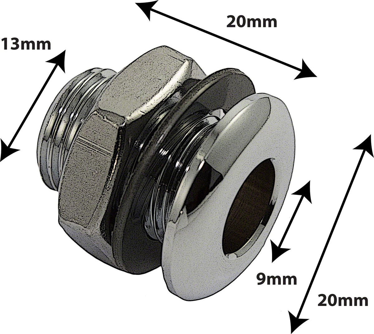 AVH2 - Druckguss-Druckausgleichsöffnung 20mm