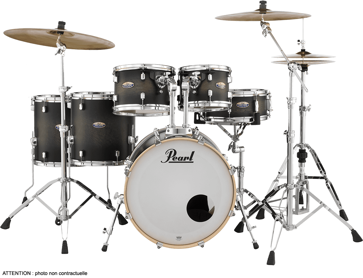 Decade Maple Studio 22 Satin Black Burst