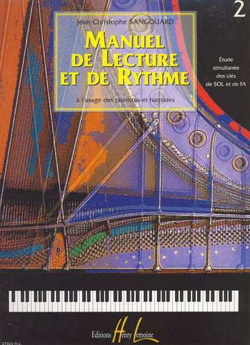 SANGOUARD J.C. - MANUEL DE LECTURE ET DE RYTHME VOL.2